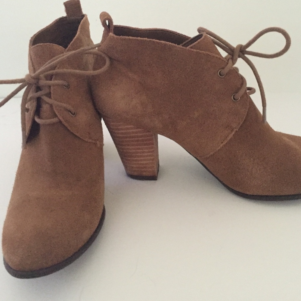 Lucky Brand Tan Ankle Boots
